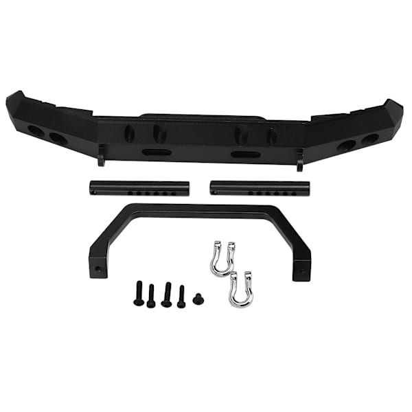 Alumiiniseos RC-etupuskurin suojus Varaosien päivitystarvikkeet Lisävarusteet RGT 1/10 Truck Overland Rock Cruiser EX86100 (Musta B R86025BL)