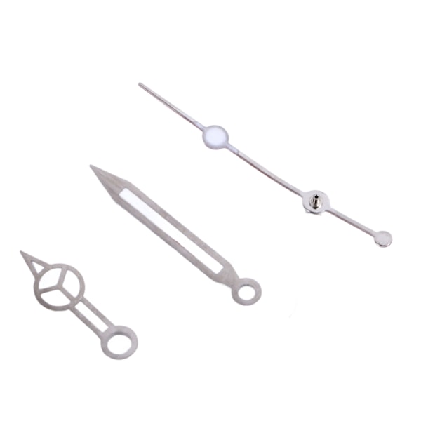 3 st Luminous Watch Hands för 3135 Rörelse Metall Timme Minut Sekund Watch Pointer för Watch Movement Reparation Modifikation Delar 116622 Röd