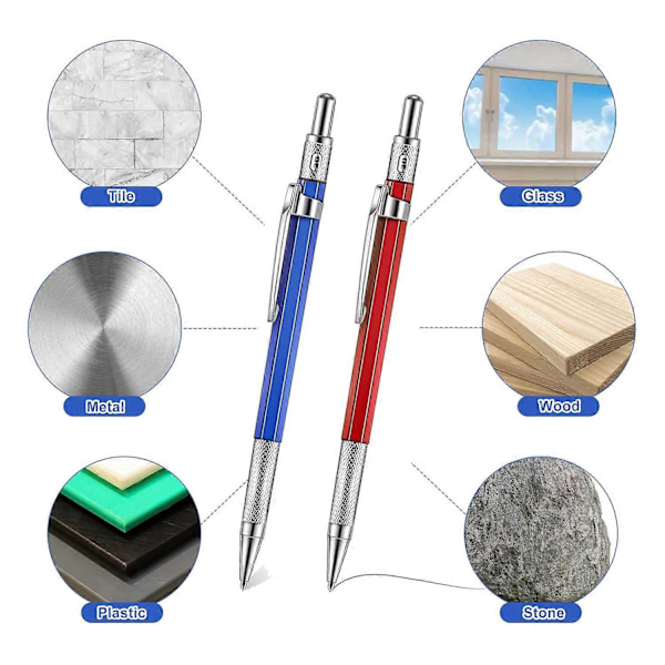 2 st Svetsarpennor med 24 st 2mm Stift Mekanisk Penna