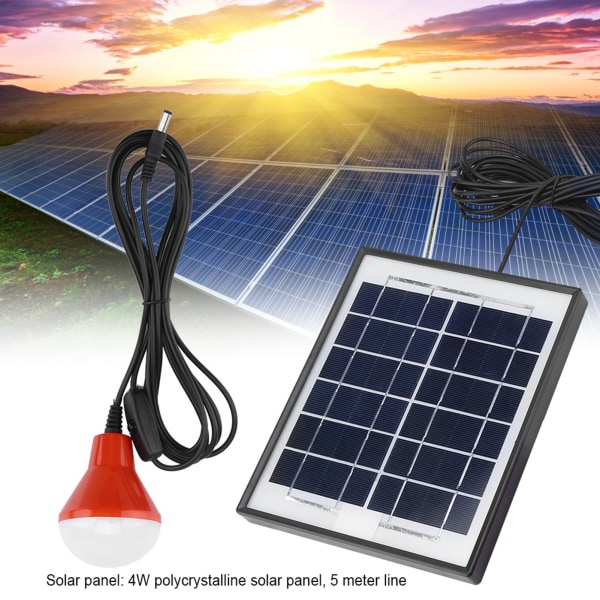 4W solcellepaneler USB oppladbart bærbart batteri 3,7V solenergi