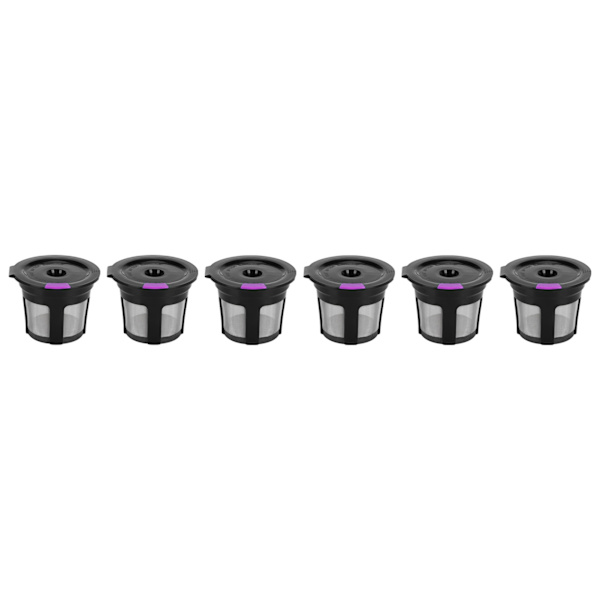 Kaffekapsel Återanvändbar Kapselborste Sked Kit för KEURIG 2.0 1.0 Kaffeemaskin 6 st Svart