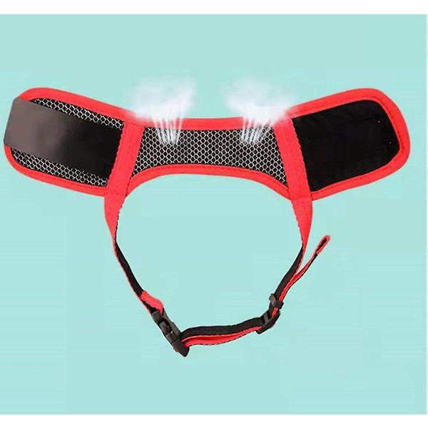 Justerbar nylon hundmask, andningsbar och justerbar mask för små och medelstora hundar, anti-skällande och anti-bitande