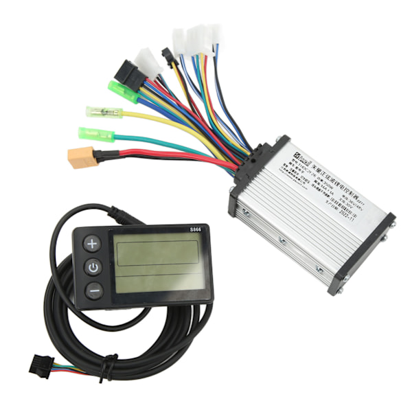 Elektrisk cykelkonverteringssæt Sinusformet tre-mode controller S866 panel til 250W 350W motor DC 36V 48V