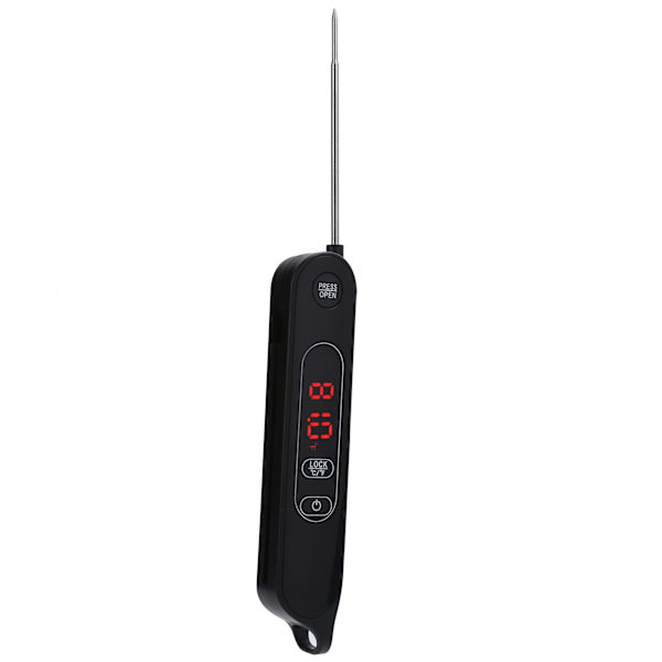 LED-kötttermometer Fällbar mattermometer Omedelbar avläsning för kök Matlagning Grillning BBQ