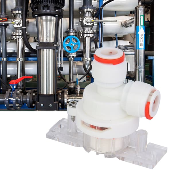 3/8\" (9,5 mm) DN10 Automatisk vannstoppventil Lekkasjebeskyttelse for RO Omvendt Osmose-system