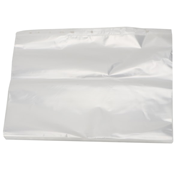 100 stk A4 gennemsigtig 11 huller tykt kontorpapir opbevaringsdæksel Løse blade filbeskyttelsespose