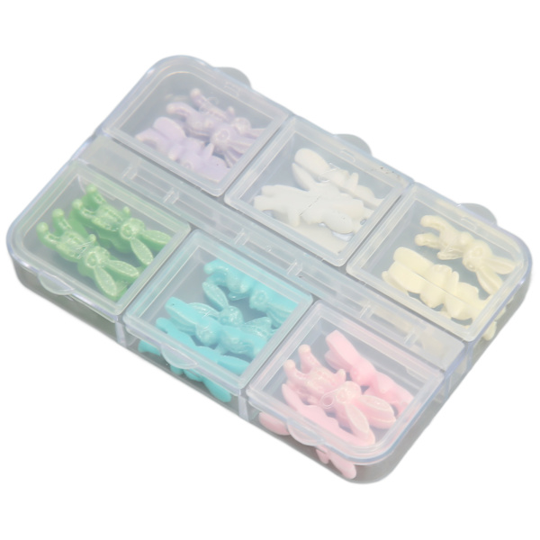 1 laatikko Kanin nail art kannettavat turvalliset nail art syystalvelle