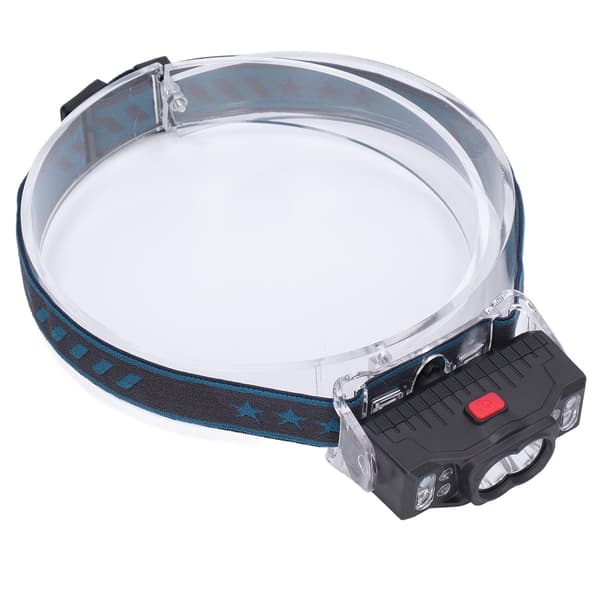LED Hodelykt Mini Oppladbar Hodelykt Intelligent Sensor Lommelykt Vanntett USB-lading med Strømdisplay Magnet
