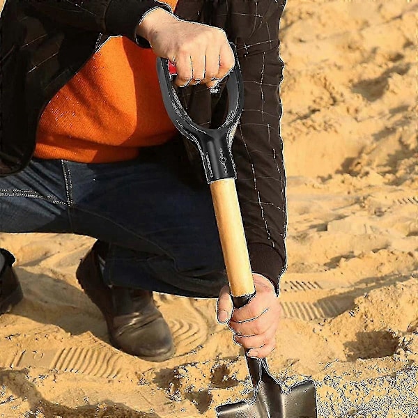 Plast Spadehandtag Skyffel D-grepp, 32mm Innerdiameter Spade Snöskyffelhandtag, Spade Snö
