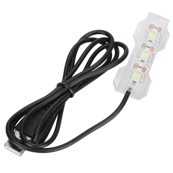 Mini LED-lampe for skrivebordsakvarium, perfekt dekorasjon for lite akvarium med vannplanter