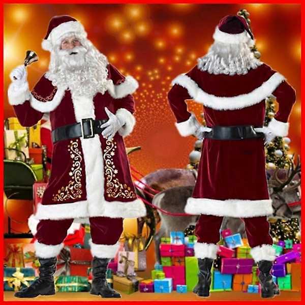 Tomtedräkt Jul Tomtedräkt Plus Size 5XL