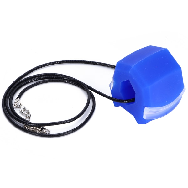 Silikone Jawline Trainer med lanyard ansigtsslankende kæbemuskeltræningsøvelse SBlue