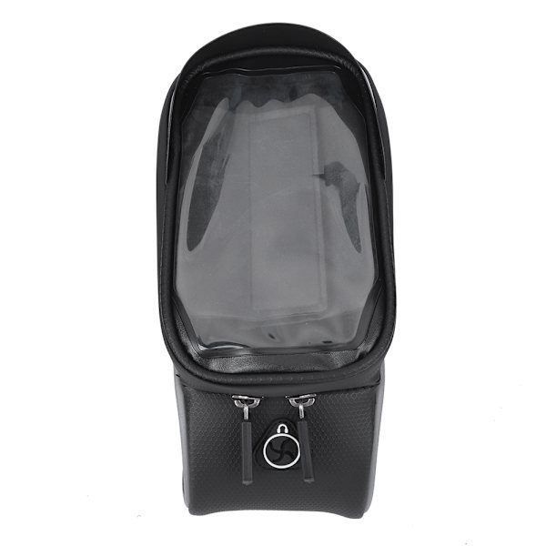 Nylon sort vandafvisende touch screen cykel taske mobiltelefon cykel cykling pakke udstyr