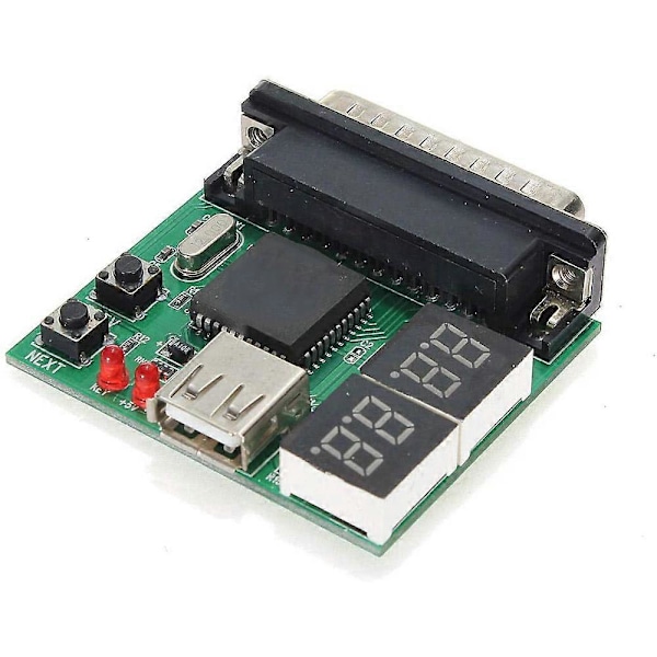 PC Diagnostic Card USB Post Card Bundkort Analysator Tester