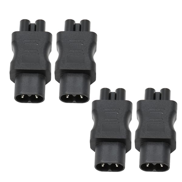 IEC320 C8 til IEC320 C5 Konverter 10A 250V 2.5A 250V Strømledning Adapter for Laptop Strømadapter UPS Server 4 stk