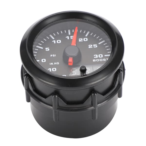 52 mm / 2 tum 7 färger LED Turbo Boost Meter Bilmodifieringsinstrumentsats