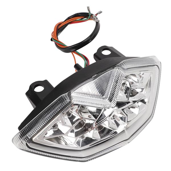 Motorcykel LED-bakljus IP67 Vattentät Hög ljusstyrka Blinkersersättning för Z1000 2010‑2013Transparent