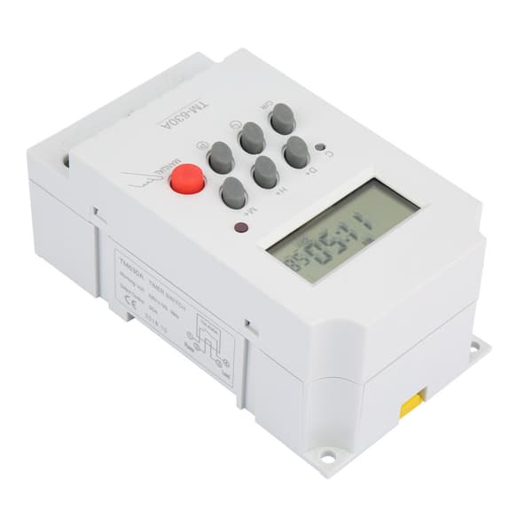 TM630A AC220V Mini LCD Digital Mikrokontroller Kontroll Strømtimerbryter (AC220V)