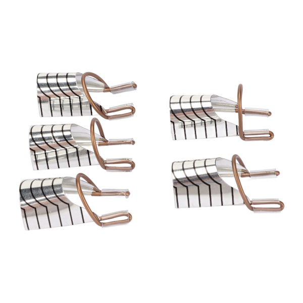 25 st Nail Extension Forms Guide Aluminiumram Återanvändbar franska nagel UV Gel Protector Forms