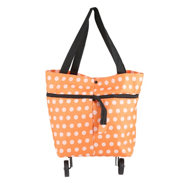 Oxford Cloth Materiale Foldbar Dual Purpose Wheel Rolling Shopping Bag