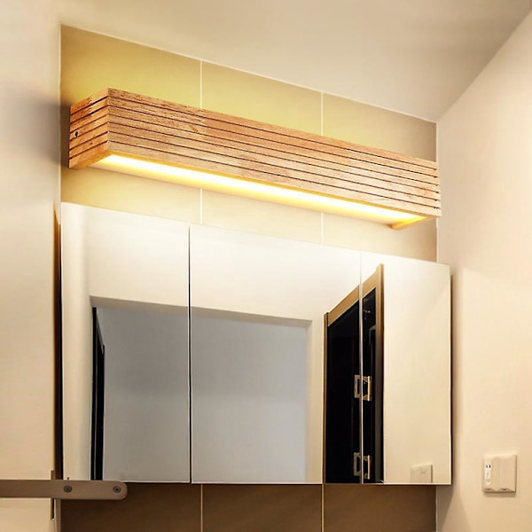 LED væglampe indendørs lampe træ væglampe 35cm