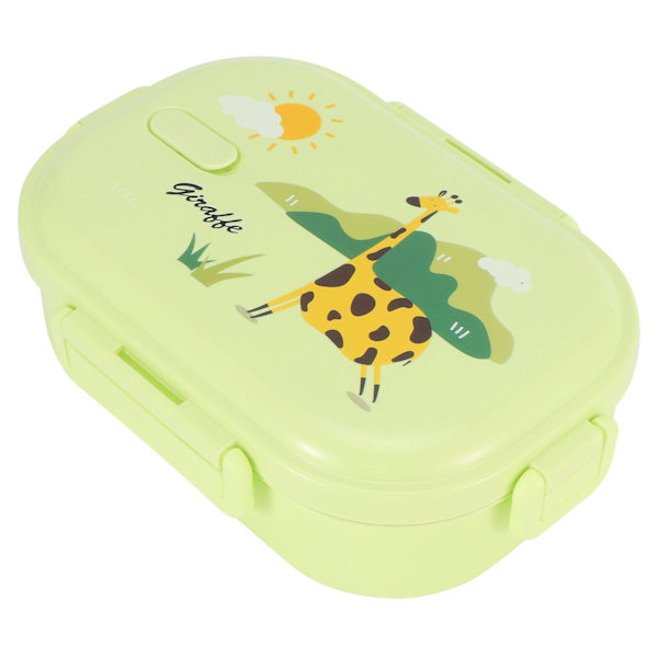 Isolert matboks lekkasjesikker rustfritt stål Bento-boks japansk matbeholder for barn (grønn)