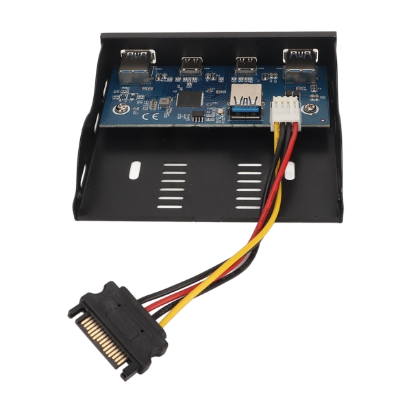 USB 3.1 etupaneelin keskitin 4 porttia 19PIN 5Gbps nopea vakaa 900mA levykeaseman etupaneeli pöytätietokoneen kotelolle 2U+2C 19PIN