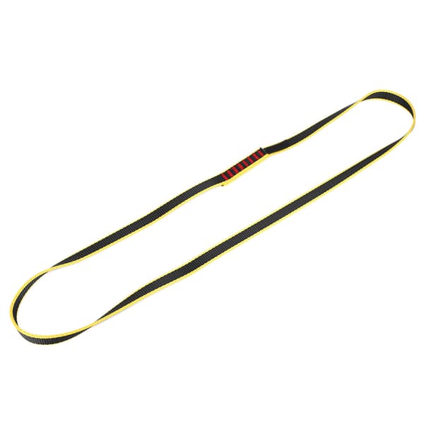 Udendørs klatring bærende flad bælterem sikkerhedsbjergbestigningsreb (120*1.6cm)
