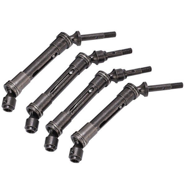 Forreste og bageste drivaksler i aluminiumlegering holdbare CVD-opgraderingsdele til Traxxas 1/10 RC-bilSort