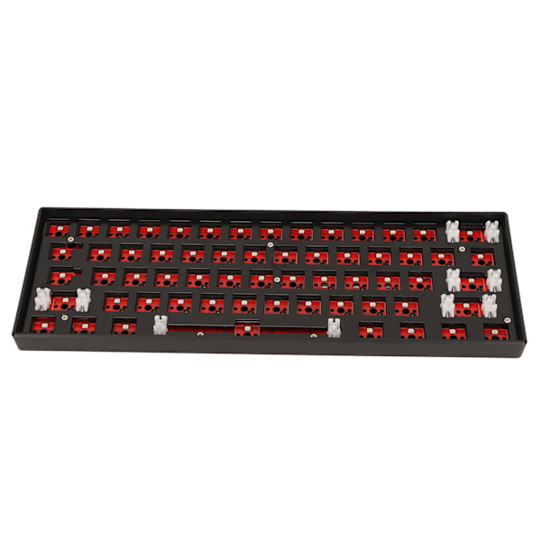 61 Keys Mekaaninen näppäimistö DIY Kit Tuki Langaton 2.4G BT 3.0 5.0 Type C Langallinen modulaarinen mekaaninen pelinäppäimistö RGB-mustalla