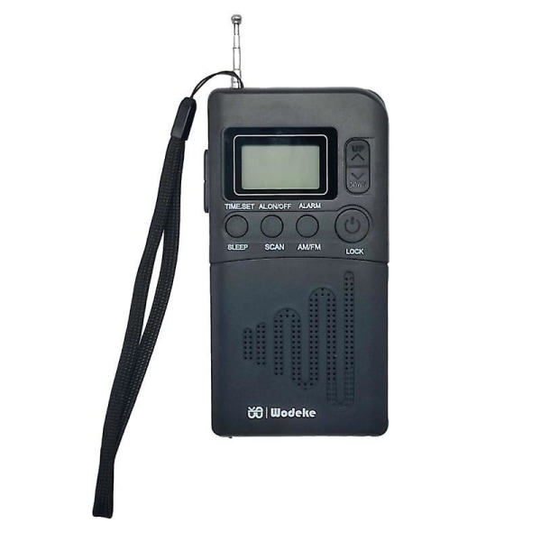 Digital display väckarklocka med radio och skrivbordsklockkontroll - Mini Portable