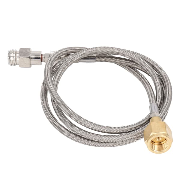 Sodagenopfyldningsadapter 1500PSI Rustfri CO2-cylinderpatron Påfyldningstankforbindelse W21.8-14 til TR21-4
