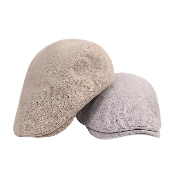 Justerbar bomullsberet för fritidsresor - Grå unisex