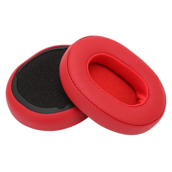Protein Leather Replacement Øreputer for Skullcandy Crusher 3.0 Trådløs Hesh3 Øreputer Reparasjonsdeler Rød