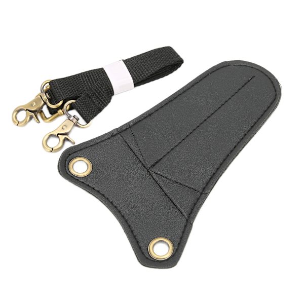 Saxväska Lätt Bärbar Läder Sax Holster för Salong Frisör Frisör Frisör