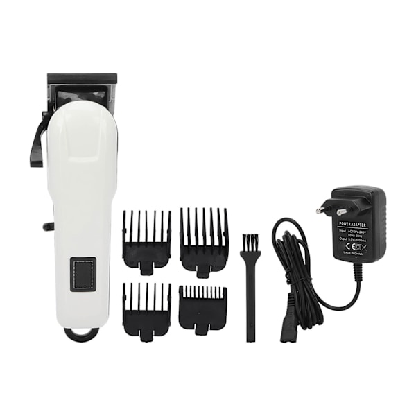 Hårklipper LCD Ren Kobber Bevægelse 5 Niveauer Finjustering Lav Støj Hårklippere Kit til Frisørsalon Hjem EU 100‑240V