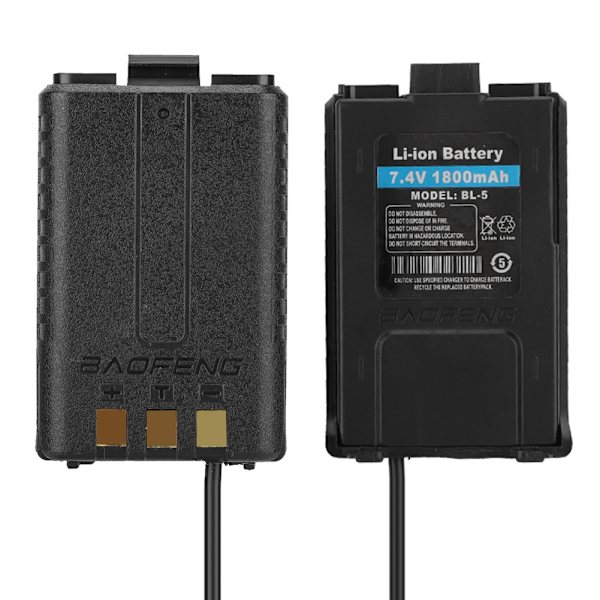 12V autolaturisovitin Baofeng UV 5R Radio Walkie talkie auton akun eliminaattorille