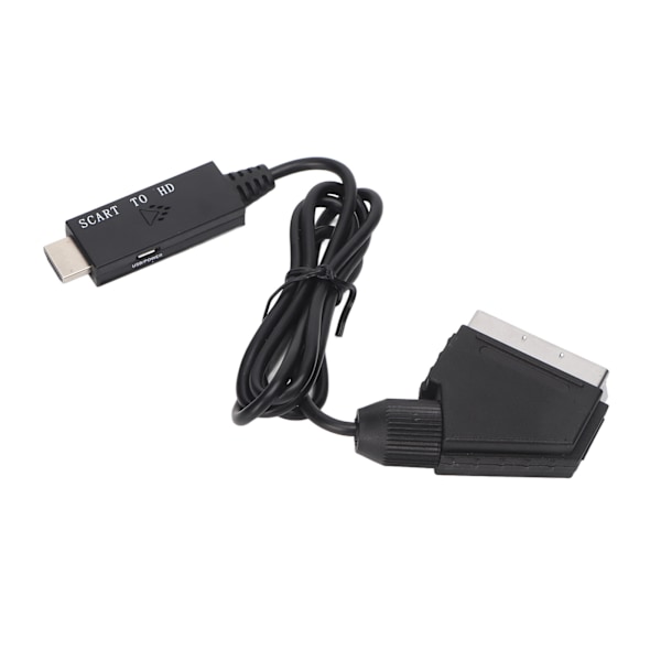 SCART till HD Multimedia Interface Adapter 720P 1080P Switchable Full HD Video Converter för Xbox DVD Set Top Box