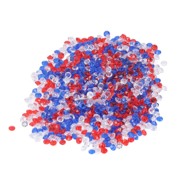 10000 stk Akryl edelstener 4 mm Slitesterk Luktfri Ikke-giftig akryl Bred applikasjon Akryljuveler for bryllupsfest DIY