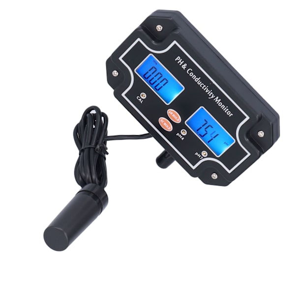 PH‑2681 PH/EC Vattenkvalitetstestare ATC PH-mätare DC6V Hydroponisk Monitor för Fisk Tank AkvariumEU-kontakt 230V