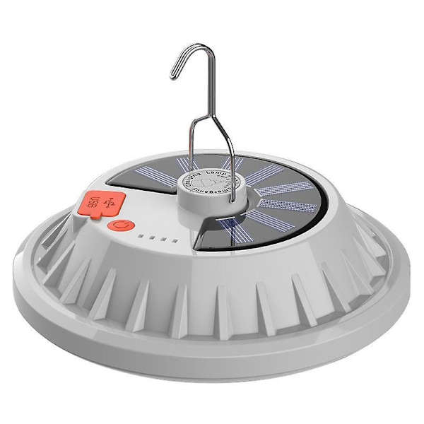 Solcellscampinglampa med fjärrkontroll - Vattentät tältlampa för utomhusaktiviteter