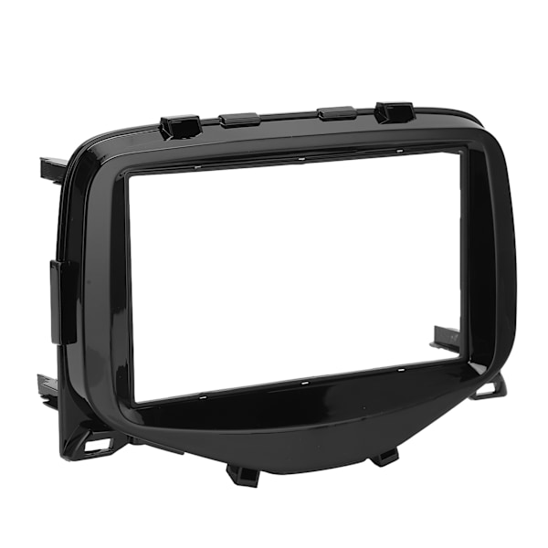 2DIN bilradiofascia trim sentral kontroll dashbordpanel erstatning for AYGO 2014‑2015