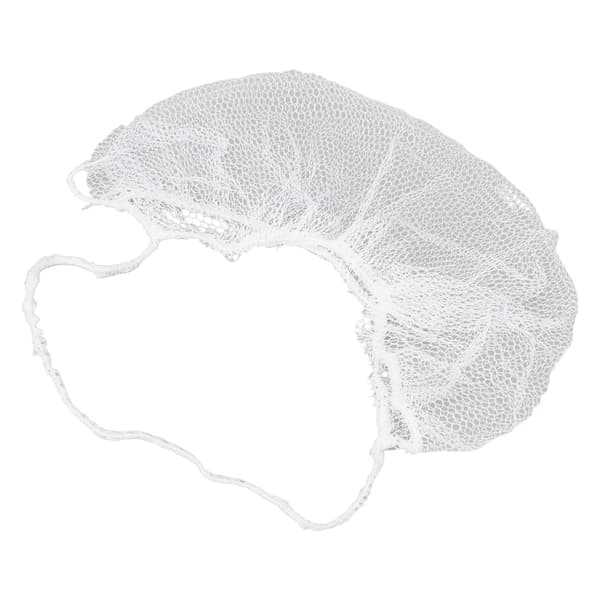 100 stk. skægbeskyttere, engangs, nylon, elastiske, åndbare, latexfri, hvide