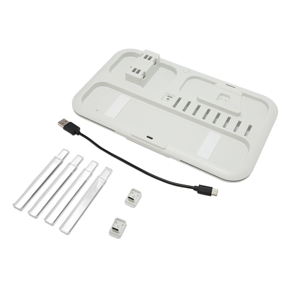 Game Controller Opladningsstation Professionel Effektiv RGB-effekter Spilopladningsbase til Switch til Joy Con Controller