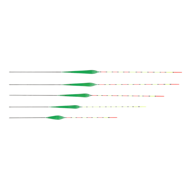 5kpl Kalastus kelluvat Bobbers Striking River Lake Erittäin herkät Balsa Wood Bobbers makean veden kalastukseen