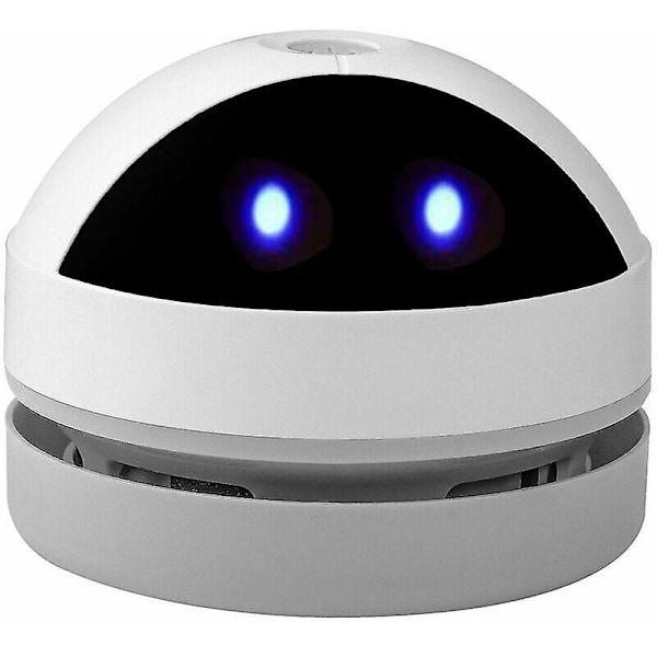 Mini Støvsuger for Skrivebord med USB-lader og Rengjøringsbørste for Kontor og Hjem (Inneholder ikke batteri)