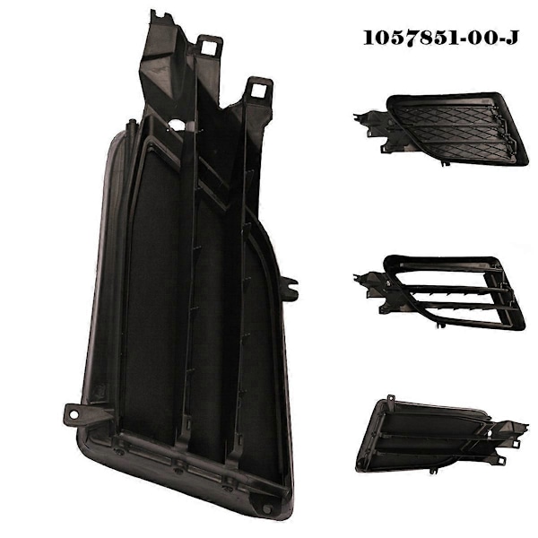 Oikea etusumuvalon kehys Sumuvalon ritilä Model S 1057851-00-J