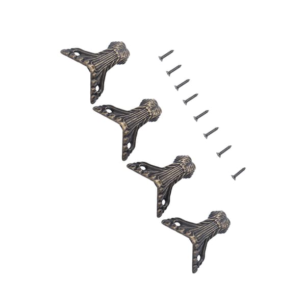 12 stk. smykkeskrinben Antikk elegant utseende Premium legering Solid Slitesterk Rustfri trekasseben