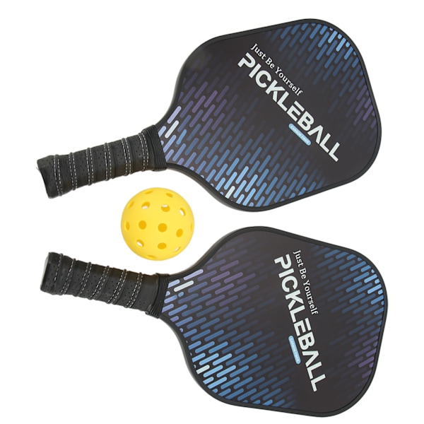 LEIJIAER Pickleball -varusteet Hiilikuitukotelo Pickleball 2 mailaa ja 4 palloa Ulkoilulajeihin