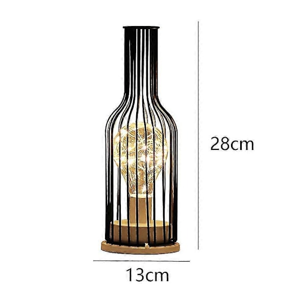 Rödvinsformad Lampa LED-lampa Vinbordslampa